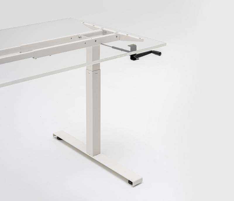 ErgoMan manuálisan emelhető asztal, antracit lábszerkezettel, 140 cm, tölgy asztallap - fsk356-crank-frame-1.jpg