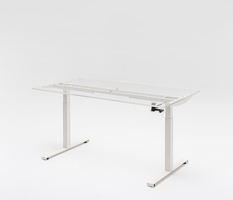 ErgoMan manuálisan emelhető asztal, antracit lábszerkezettel, 140 cm, tölgy asztallap - fsk356-table-frame-1.jpg