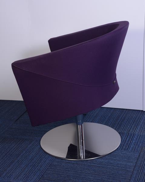 Trendi lila forgó fotel, króm lábbal - DSC_0583.JPG