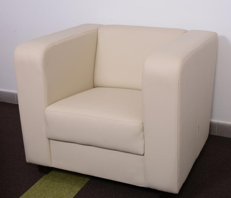 Új elegáns fehér bőr fotel - Új! - DSC_0684.JPG