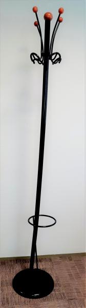 Álló fogas esernyő tartóval - fekete, design