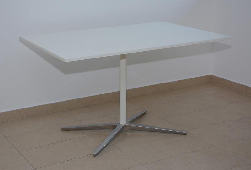 Bene fehér tárgyaló asztal - 4 főre, 120x70 cm