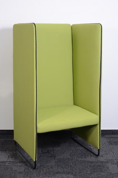 Paravános fotel - zöld