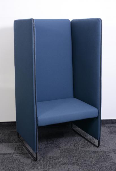 Paravános fotel - kék